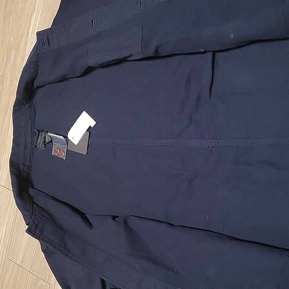 MAGASCHONI MEN'S NAVY COTTON SHIRT Brand new with tags! - Picture 3 of 5